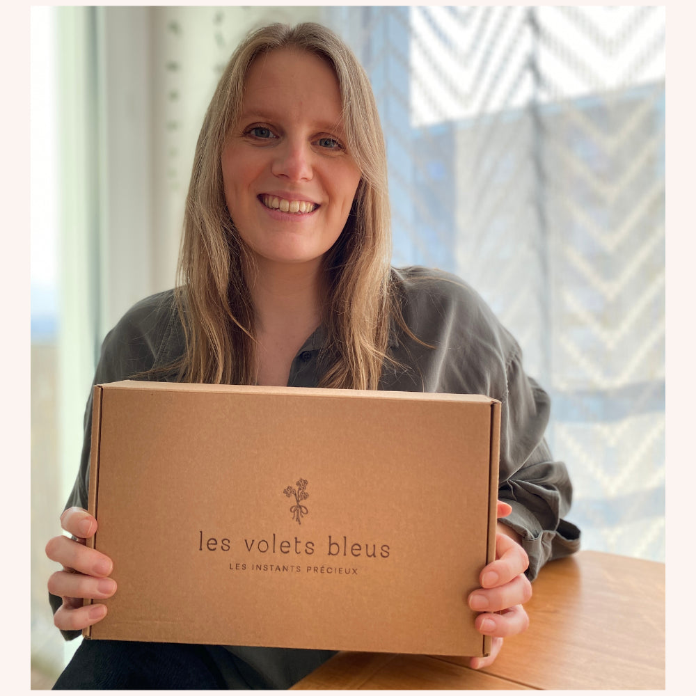 Portrait de Marion, fondatrice de Les volets bleus