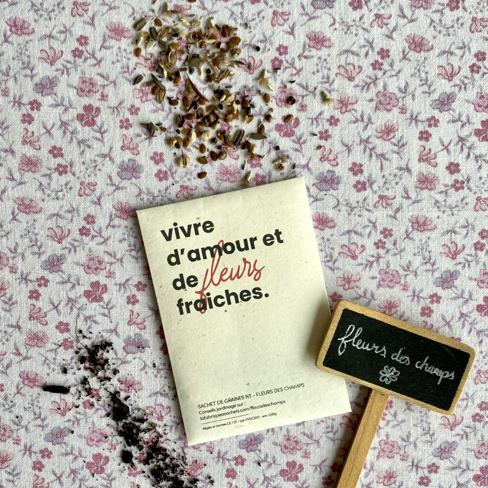Graines de fleurs des champs box Jardin Secret