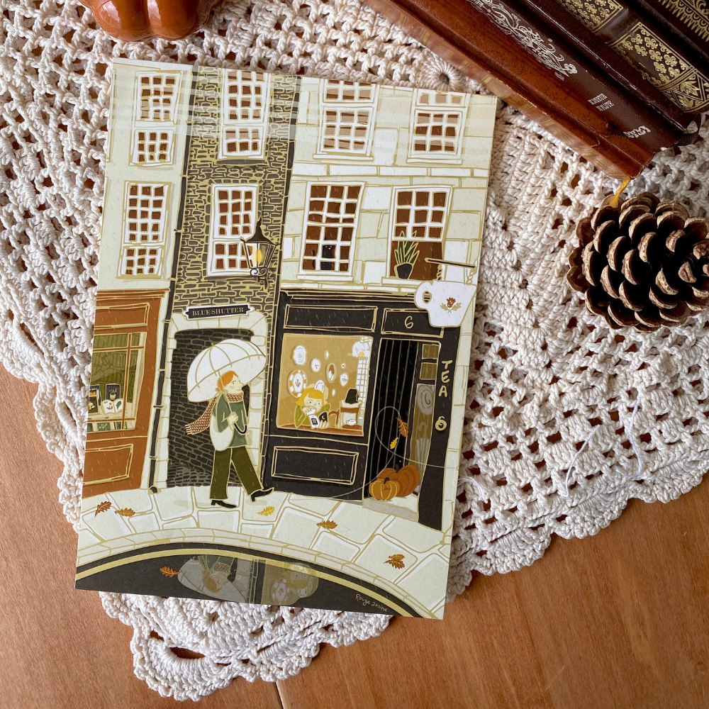 L'illustration La box d'automne Un air d'Edimbourg