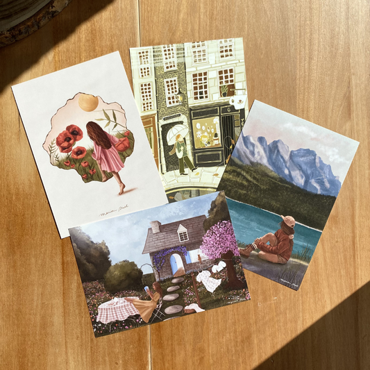 Le pack de 4 illustrations