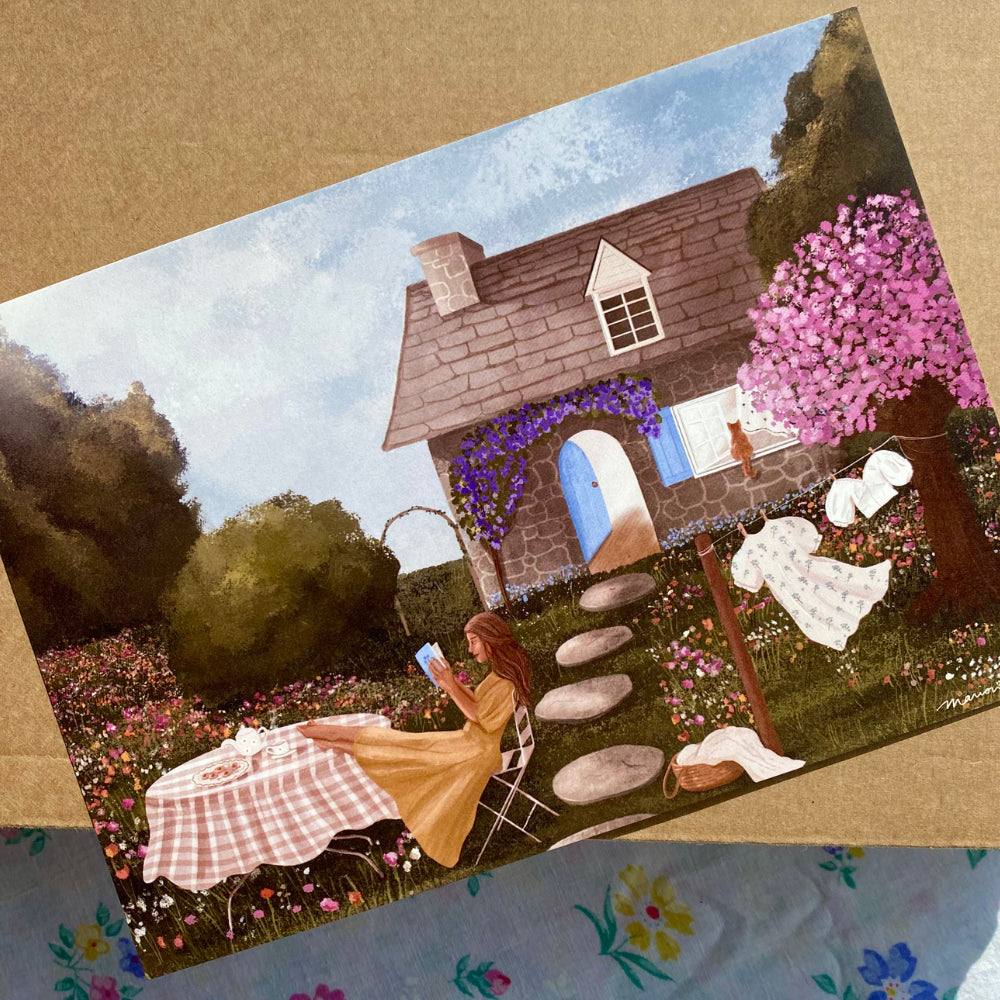 Illustration Les clés du cottage